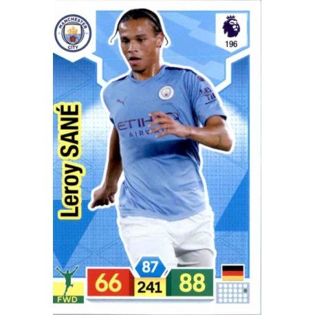 Leroy Sané Manchester City 196 Adrenalyn XL Premier League 2019-20