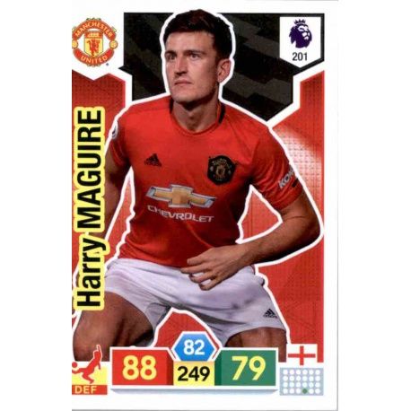 Harry Maguire Manchester United 201 Adrenalyn XL Premier League 2019-20