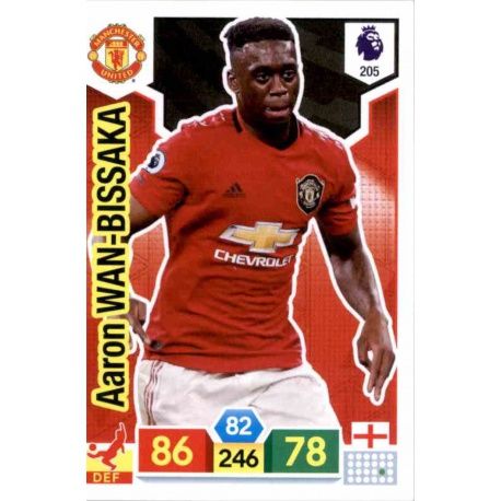 Aaron Wan-Bissaka Manchester United 205 Adrenalyn XL Premier League 2019-20