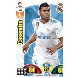 Casemiro Real Madrid 258 Cards Básicas 2017-18