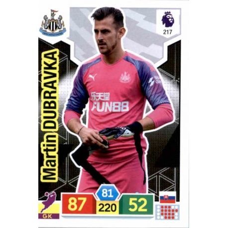 Martin Dúbravka Newcastle United 217 Adrenalyn XL Premier League 2019-20