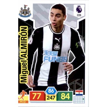 Miguel Almirón Newcastle United 228 Adrenalyn XL Premier League 2019-20