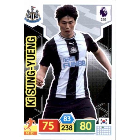 Ki Sung-Yueng Newcastle United 229 Adrenalyn XL Premier League 2019-20
