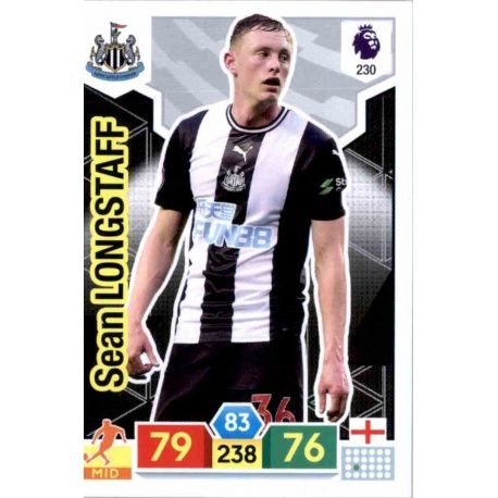 Sean Longstaff Newcastle United 230 Adrenalyn XL Premier League 2019-20