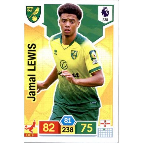 Jamal Lewis Norwich City 238 Adrenalyn XL Premier League 2019-20