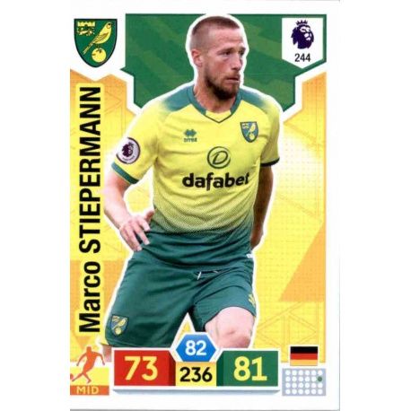 Marco Stiepermann Norwich City 244 Adrenalyn XL Premier League 2019-20