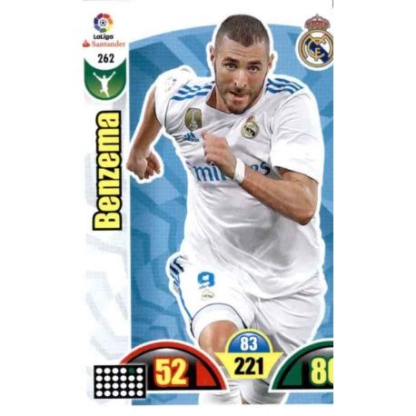 Benzema Real Madrid 262 Cards Básicas 2017-18