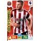 Jack O’Connell Sheffield United 256 Adrenalyn XL Premier League 2019-20