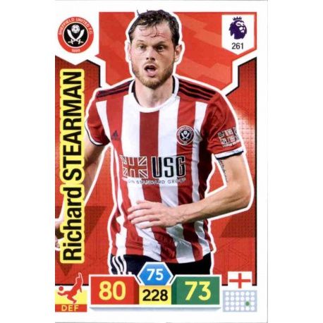 Richard Stearman Sheffield United 261 Adrenalyn XL Premier League 2019-20