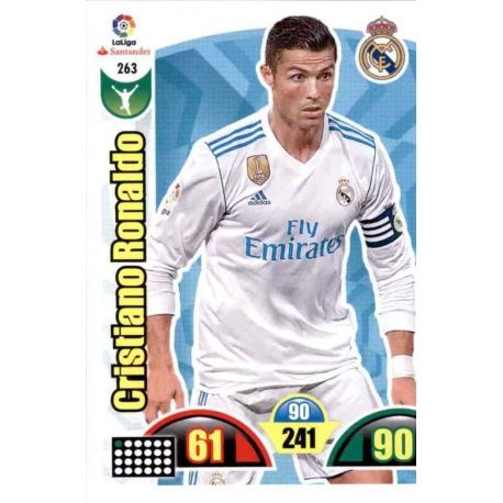Cristiano Ronaldo Real Madrid 263 Cards Básicas 2017-18
