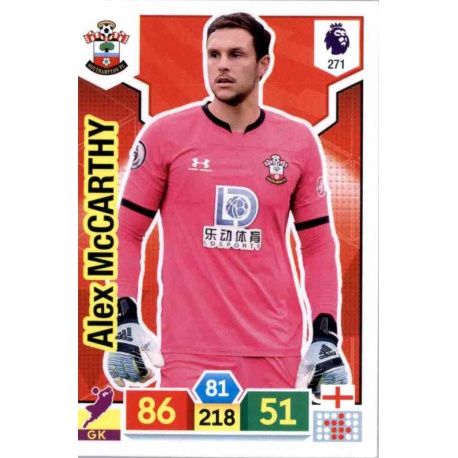 Alex McCarthy Southampton 271 Adrenalyn XL Premier League 2019-20