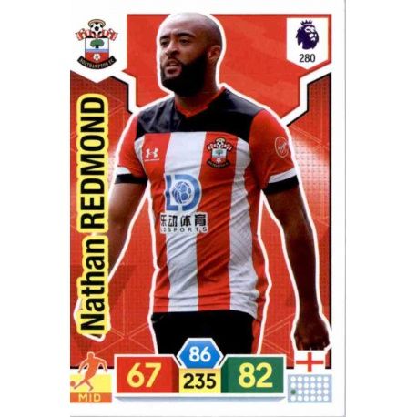 Nathan Redmond Southampton 280 Adrenalyn XL Premier League 2019-20