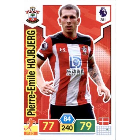 Pierre-Emile Hojbjerg Southampton 281 Adrenalyn XL Premier League 2019-20