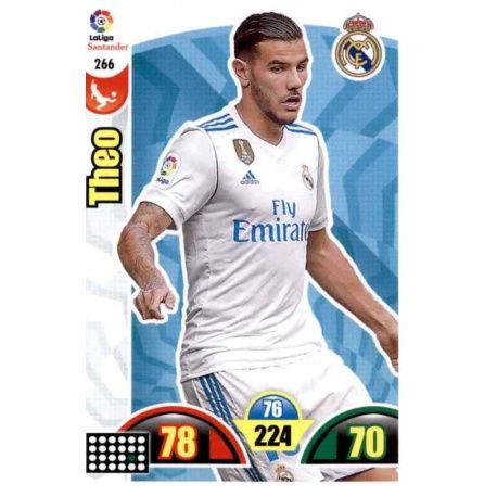 Theo Real Madrid 266 Cards Básicas 2017-18