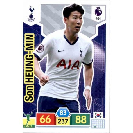 Son Heung-Min Tottenham Hotspur 304 Adrenalyn XL Premier League 2019-20