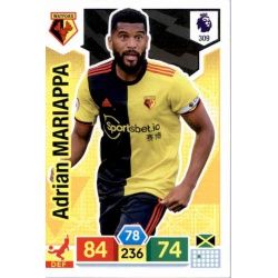 Adrian Mariappa Watford 309 Adrenalyn XL Premier League 2019-20