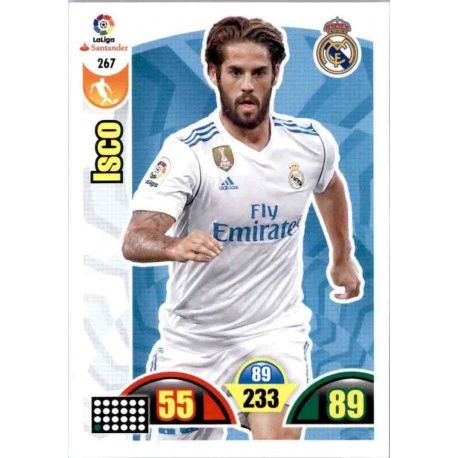 Isco Real Madrid 267 Cards Básicas 2017-18