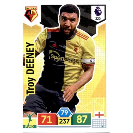 Troy Deeney Watford 320 Adrenalyn XL Premier League 2019-20