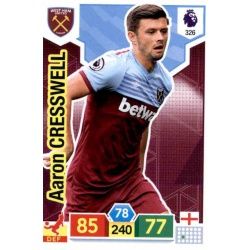 Aaron Cresswell West Ham United 326 Adrenalyn XL Premier League 2019-20