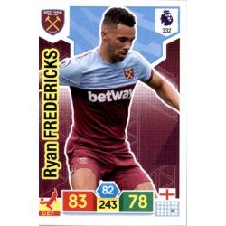 Ryan Fredericks West Ham United 332 Adrenalyn XL Premier League 2019-20