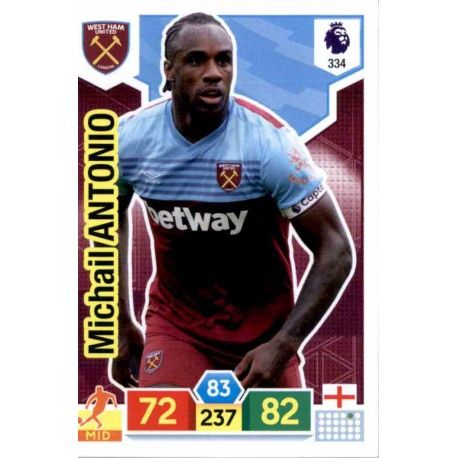 Michail Antonio West Ham United 334 Adrenalyn XL Premier League 2019-20