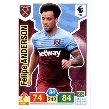 Felipe Anderson West Ham United 337 Adrenalyn XL Premier League 2019-20