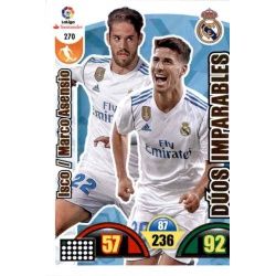 Isco / Marco Asensio Real Madrid 270 Cards Básicas 2017-18