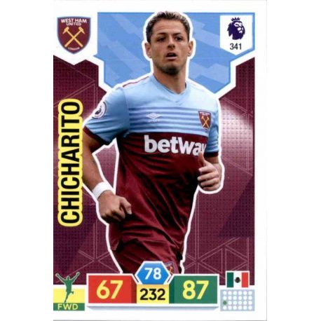 Javier Hernandez West Ham United 341 Adrenalyn XL Premier League 2019-20