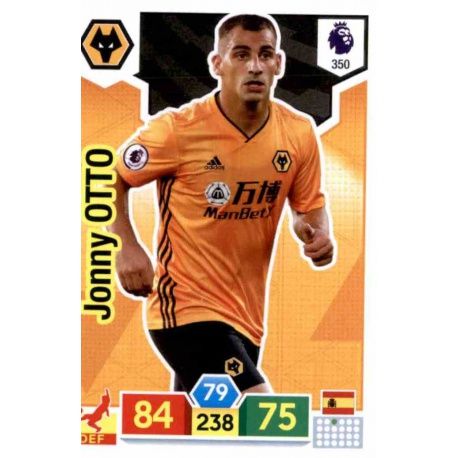 Jonny Otto Wolverhampton Wanderers 350 Adrenalyn XL Premier League 2019-20