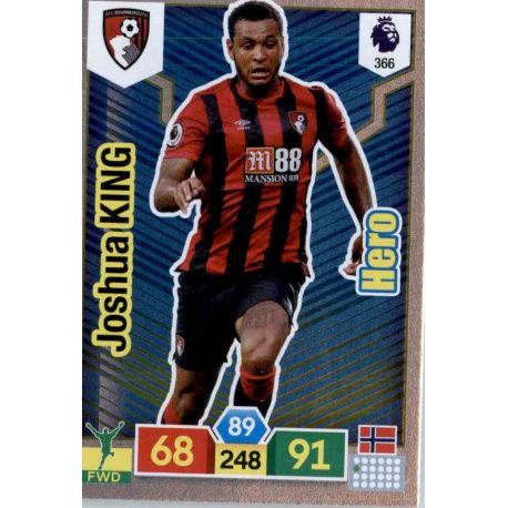 Joshua King Hero AFC Bournemouth 366 Adrenalyn XL Premier League 2019-20