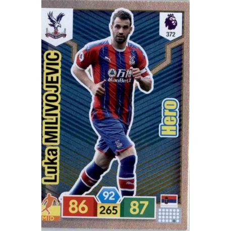 Luka Milivojevic Hero Crystal Palace 372 Adrenalyn XL Premier League 2019-20