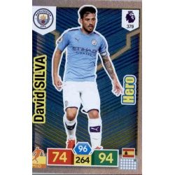 David Silva Hero Manchester City 379 Adrenalyn XL Premier League 2019-20