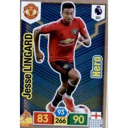 Jesse Lingard Hero Manchester United 381 Adrenalyn XL Premier League 2019-20