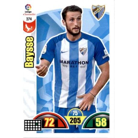Baysse Málaga 274 Cards Básicas 2017-18