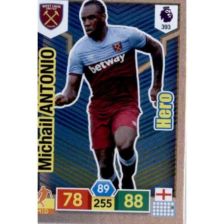 Michail Antonio Hero West Ham United 393 Adrenalyn XL Premier League 2019-20