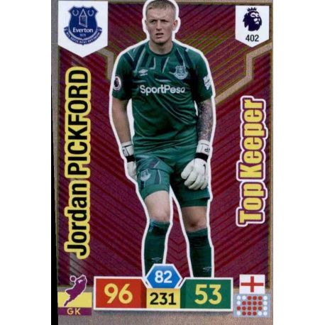 Jordan Pickford Top Keeper Everton 402 Adrenalyn XL Premier League 2019-20