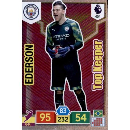 Ederson Top Keeper Manchester City 404 Adrenalyn XL Premier League 2019-20