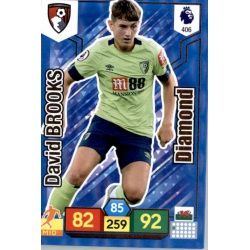 David Brooks Diamond AFC Bournemouth 406 Adrenalyn XL Premier League 2019-20