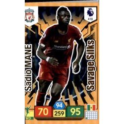 Sadio Mané Savage Skills Liverpool 418 Adrenalyn XL Premier League 2019-20