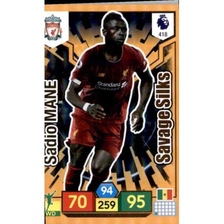 Sadio Mané Savage Skills Liverpool 418 Adrenalyn XL Premier League 2019-20