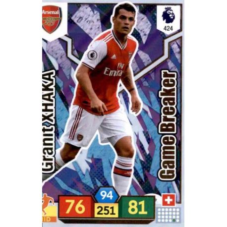Granit Xhaka Game Breaker Arsenal 424 Adrenalyn XL Premier League 2019-20