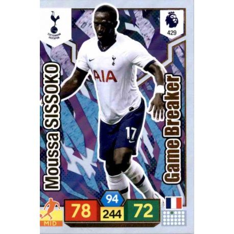 Moussa Sissoko Game Breaker Tottenham Hotspur 429 Adrenalyn XL Premier League 2019-20