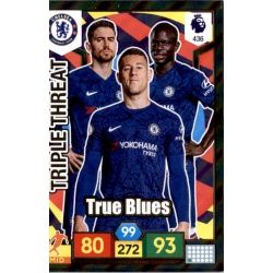 True Blues Triple Threat Chelsea 436 Adrenalyn XL Premier League 2019-20