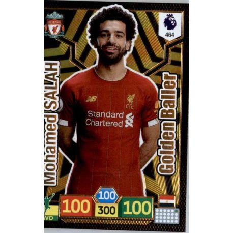 Mohamed Salah Golden Baller Liverpool 464 Adrenalyn XL Premier League 2019-20