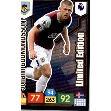 Jóhann Gudmundsson Limited Edition Burnley Adrenalyn XL Premier League 2019-20