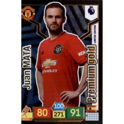 Juan Mata Limited Edition Manchester United Adrenalyn XL Premier League 2019-20