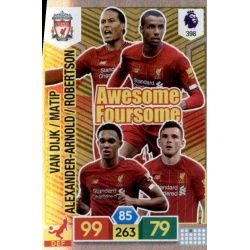 Liverpool Awesome Foursome 398 Adrenalyn XL Premier League 2019-20