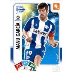 Manu García Alavés 8 Adrenalyn XL Liga Santader 2019-20