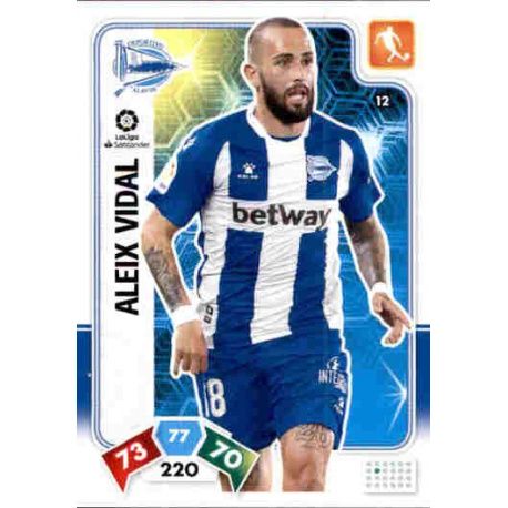 Aleix Vidal Alavés 12 Adrenalyn XL Liga Santader 2019-20