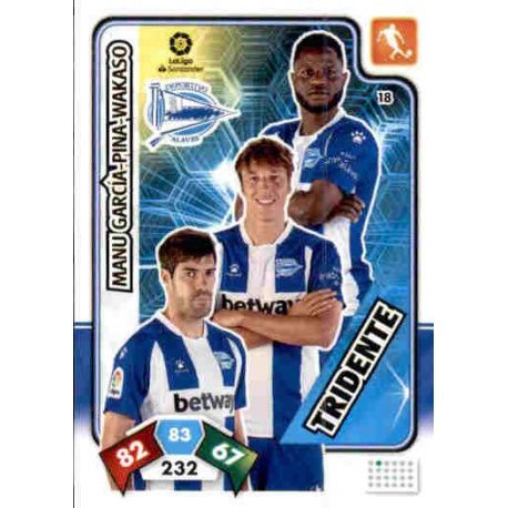 Tridente Alavés 18 Adrenalyn XL Liga Santader 2019-20